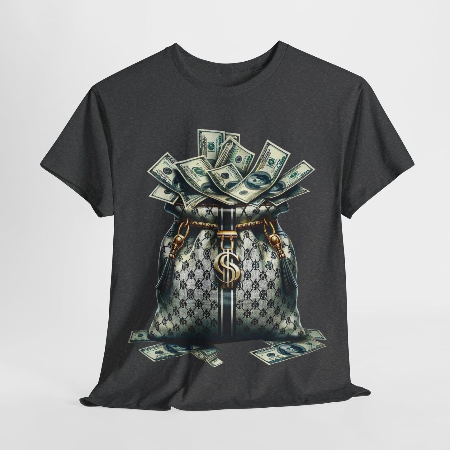 Hustler Money Bag #1 Unisex Heavy Cotton Tee - 312tshirts 2