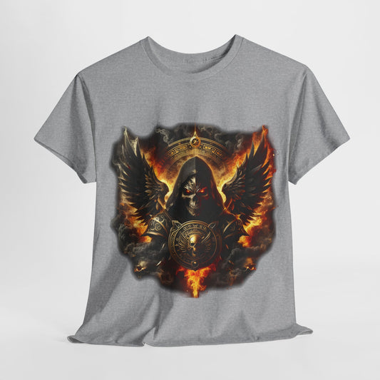 Armor Skeleton & Shield 1 Unisex Heavy Cotton Tee - 312tshirts 2