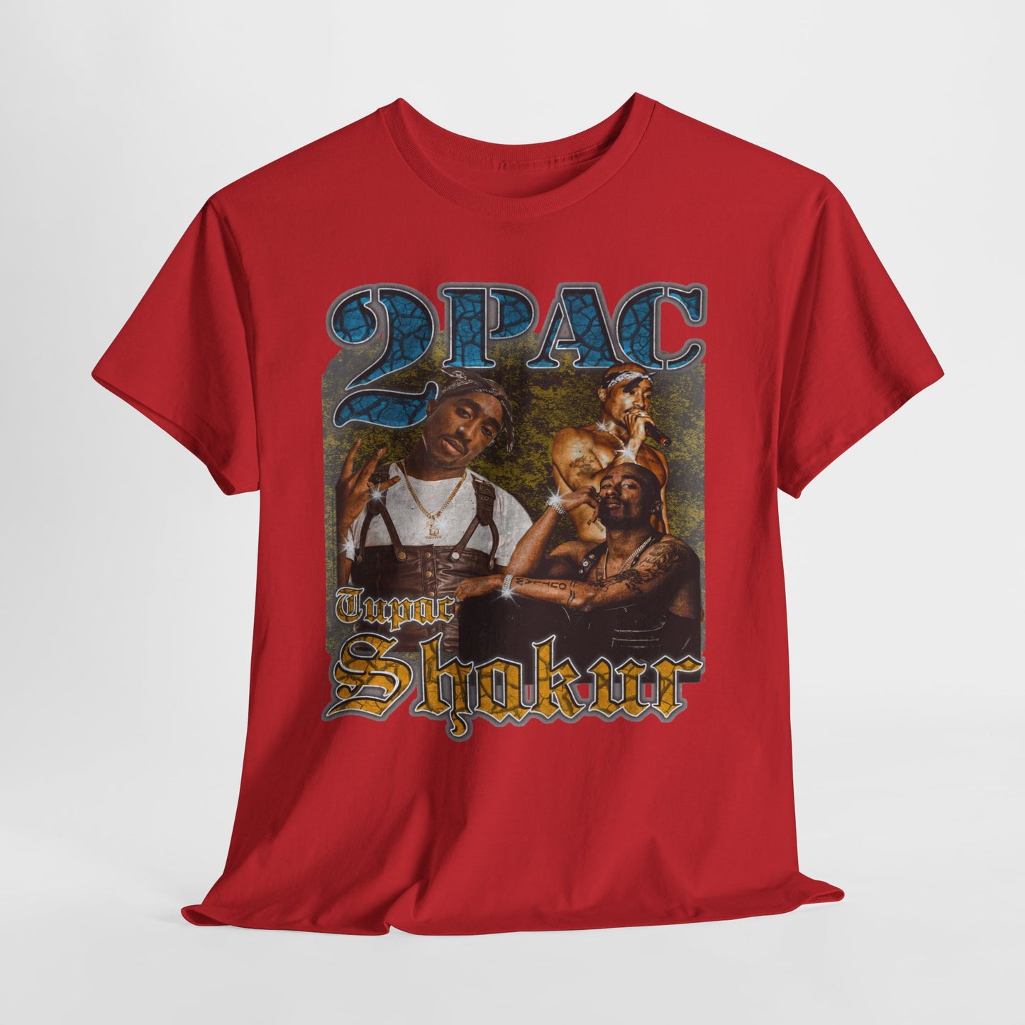 Pac 2 Hip-Hop Unisex Heavy Cotton Tee - 312tshirts 2