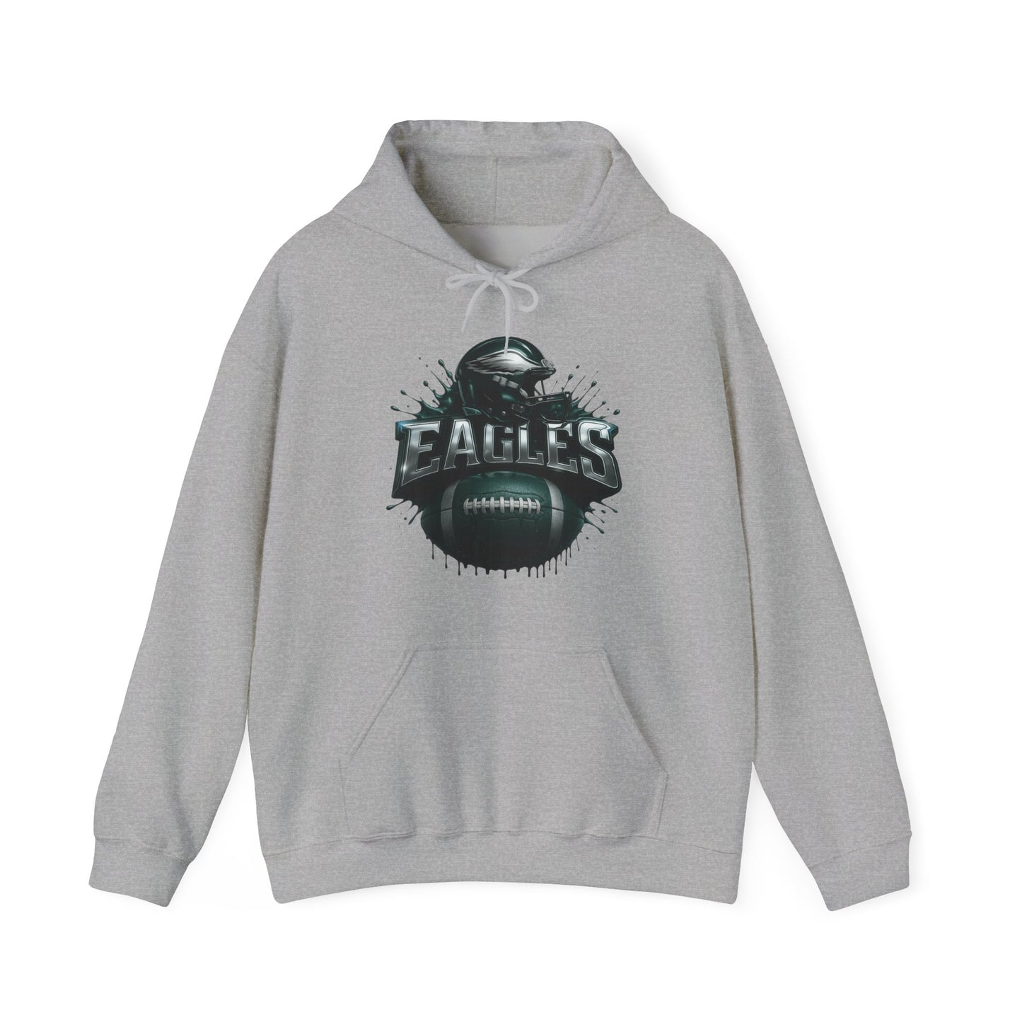 Sports Eagles Football Logo #2 Unisex Heavy Sweatshirt Hoodie
