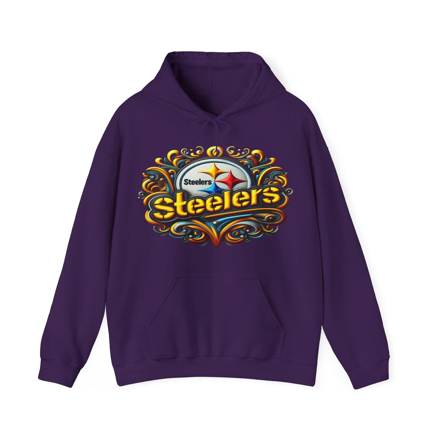 Sports Steelers Football Logo #1 Unisex Heavy Sweatshirt Hoodie