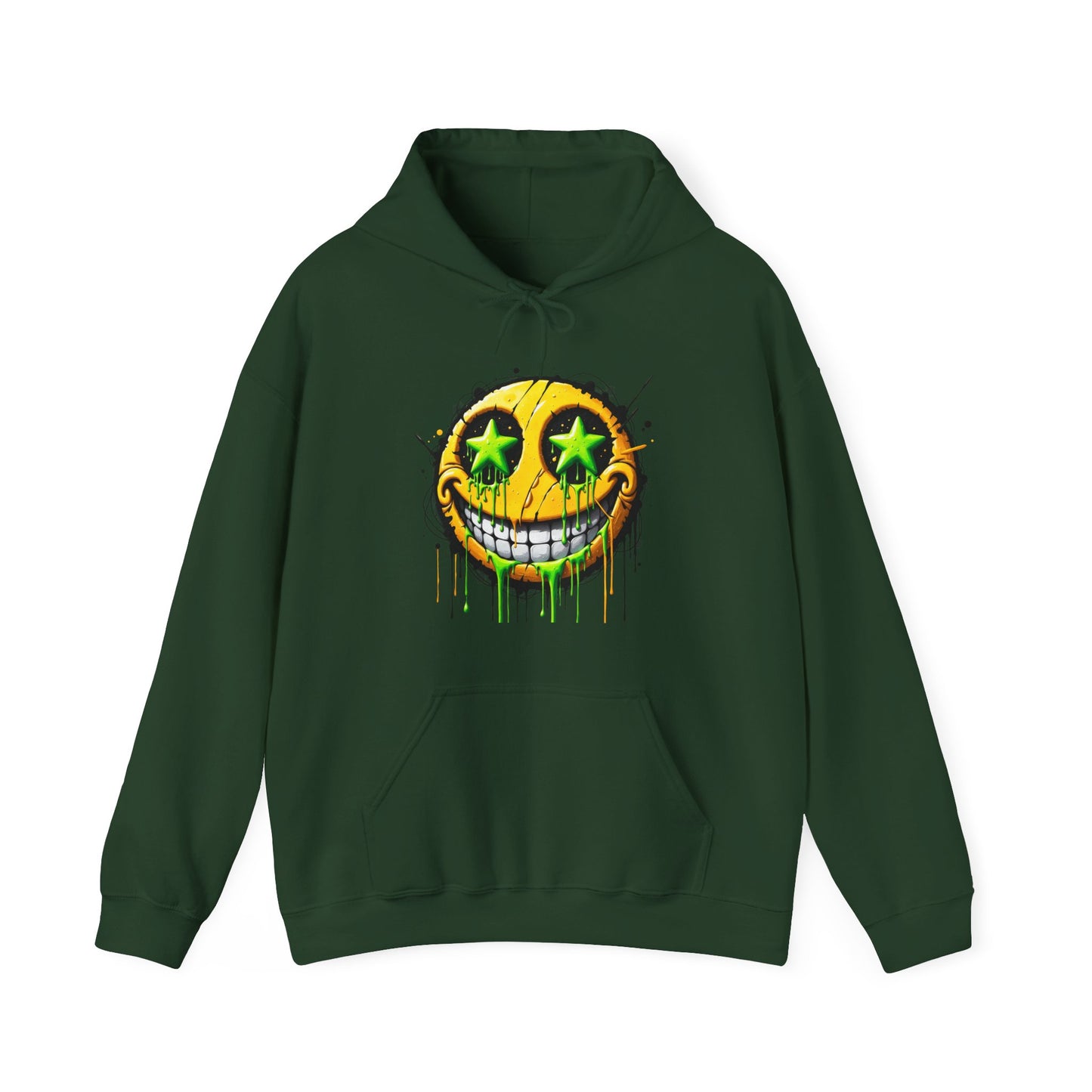 Creepy Neon Emoji #7 Unisex Heavy Sweatshirt Hoodie