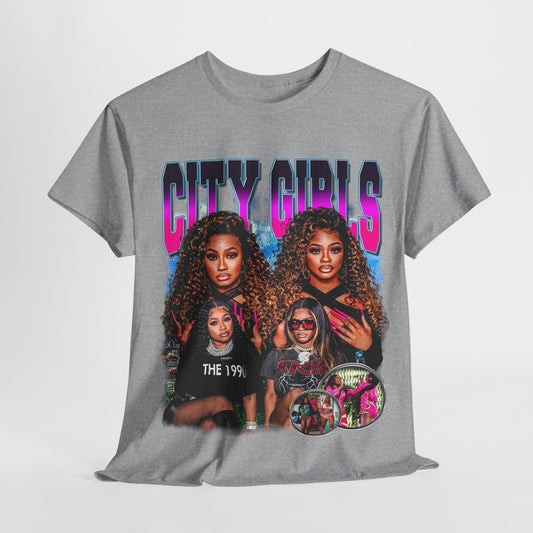 City Girls 1 Hip-Hop Unisex Heavy Cotton Tee - 312tshirts 2