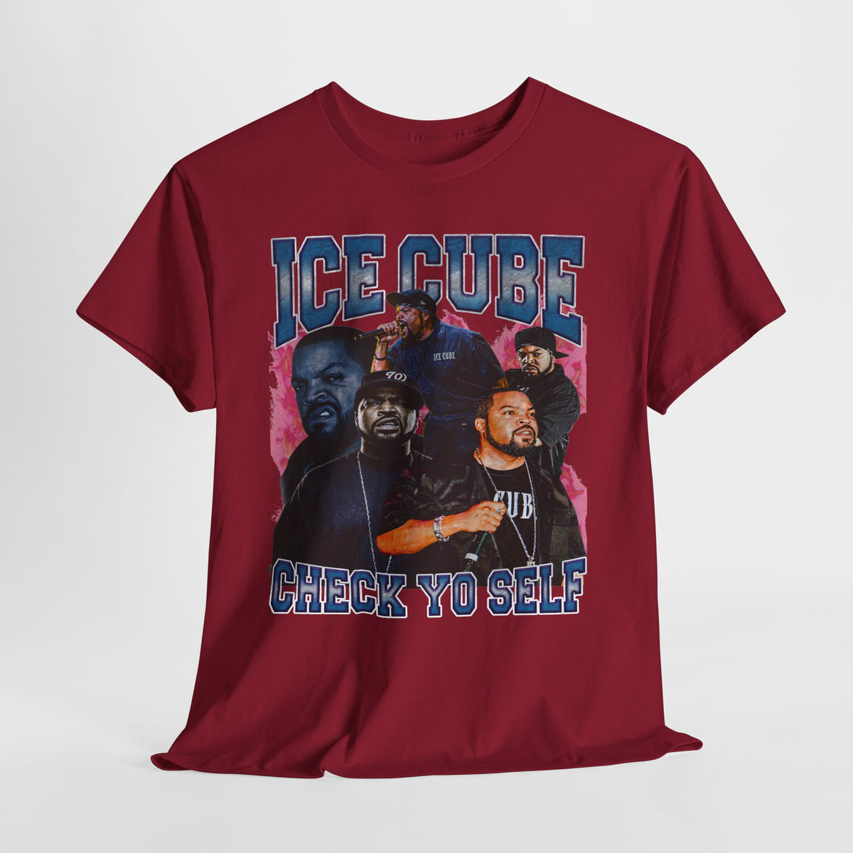 Ice Cube 'Check Yo Self' 3 Unisex Heavy Cotton Tee - 312tshirts 2