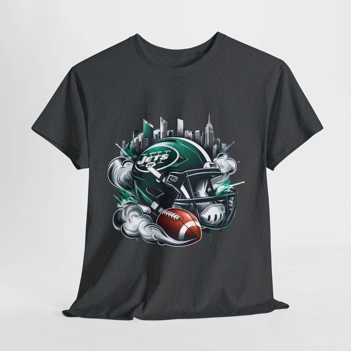 Sports NY Jets Football Helmet #1 Unisex Heavy Cotton Tee