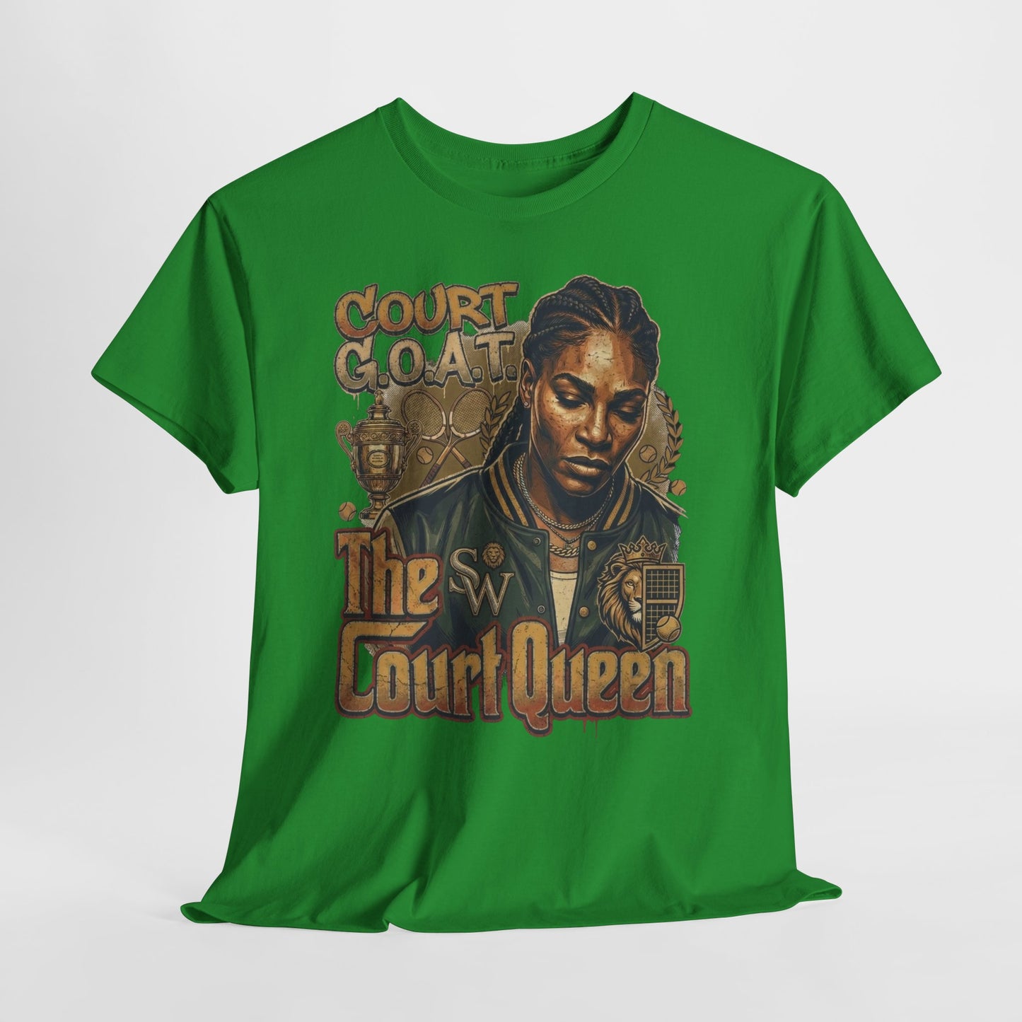 The Court Queen "G.O.A.T." #1 Unisex Heavy Cotton Tee - 312tshirts 2