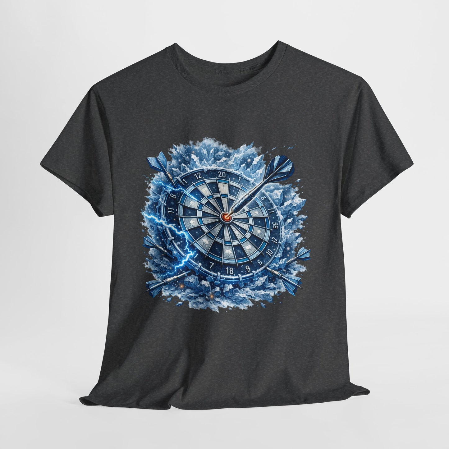 Dartboard Splash T‑Shirt — Bullseye Dart Game Graphic Tee - 312tshirts 2