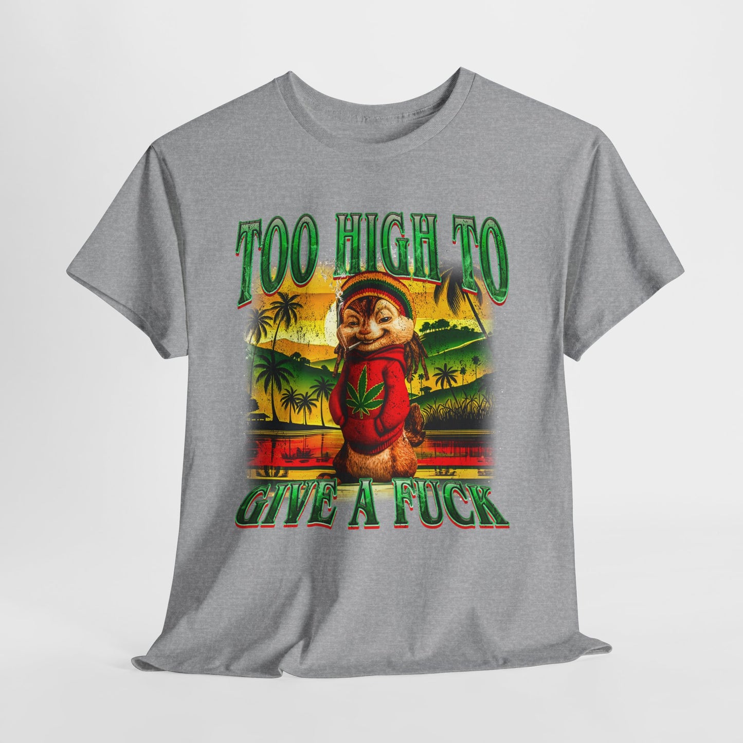 420 Chipmunk #1 Unisex Heavy Cotton Tee - 312tshirts 2