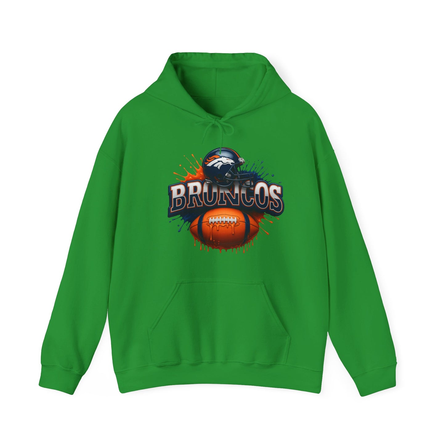 Sports Broncos Football Logo #2 Unisex Heavy Sweatshirt Hoodie