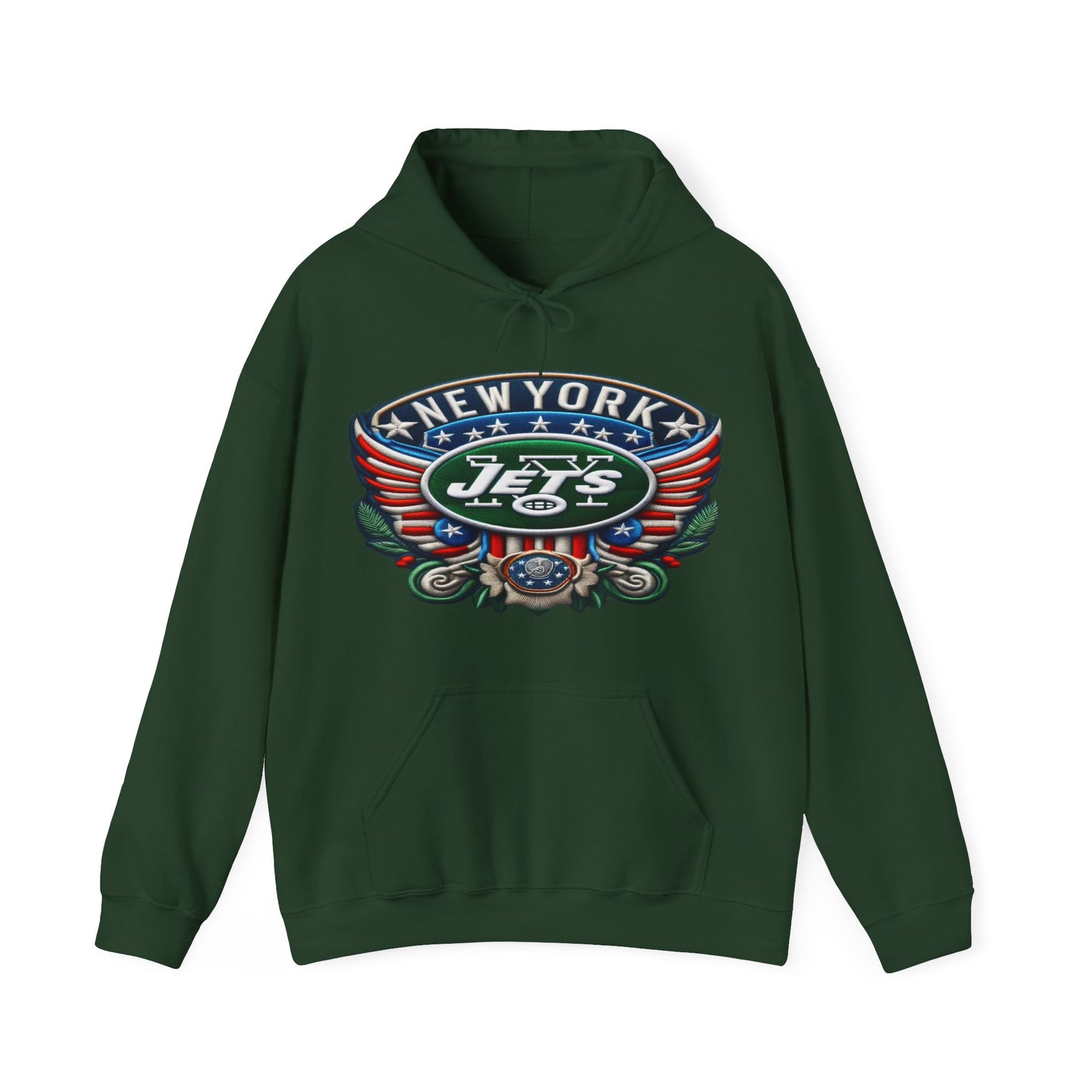 Sports Jets Football Logo #1 Unisex Heavy Sweatshirt Hoodie