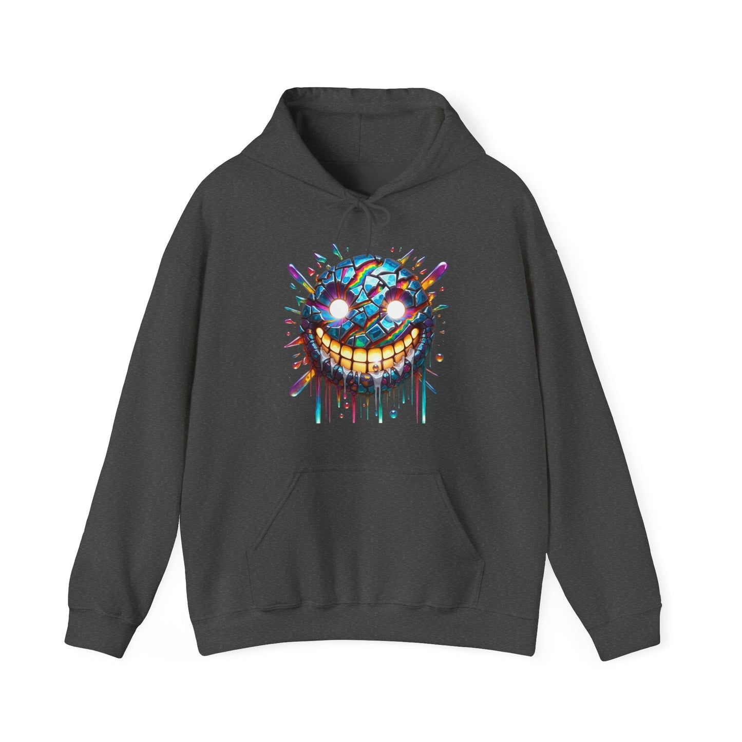 Creepy Neon Emoji #10 Unisex Heavy Sweatshirt Hoodie