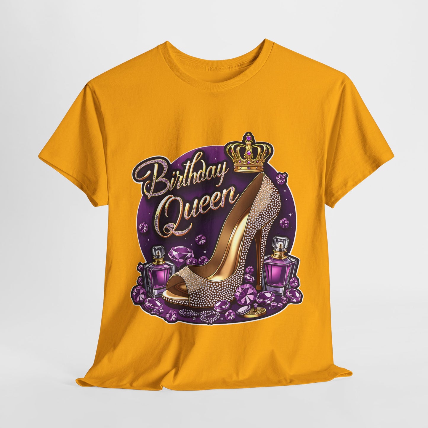 Purple Birthday Queen #17 Unisex Heavy Cotton Tee