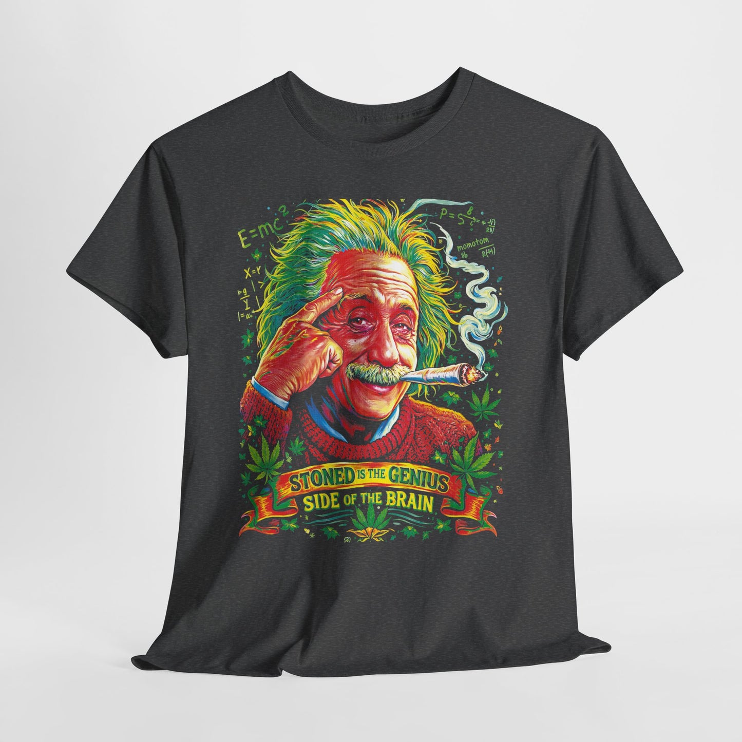 420 Einstein #1 Unisex Heavy Cotten Tee