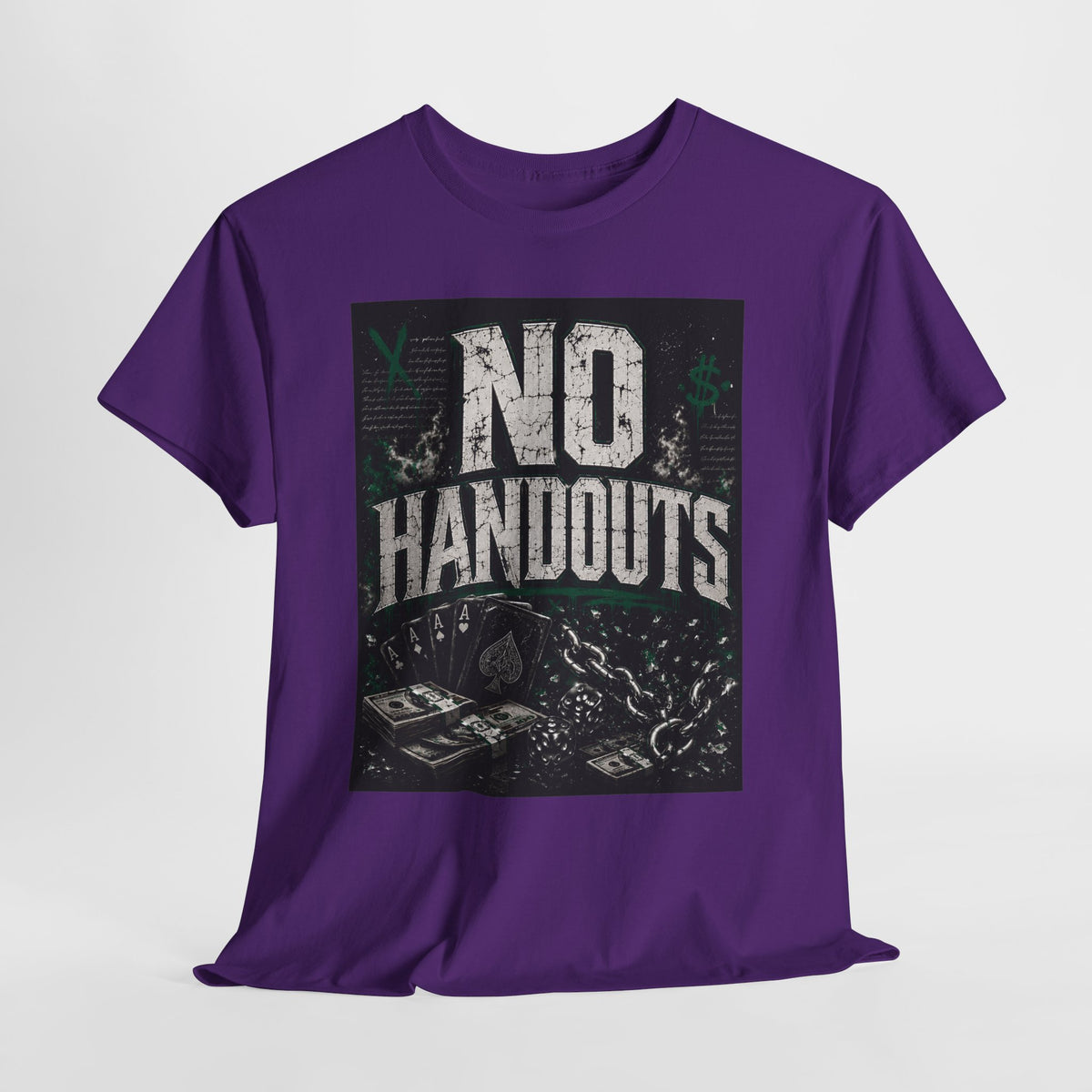 No Handouts #1 Unisex Heavy Cotton Tee