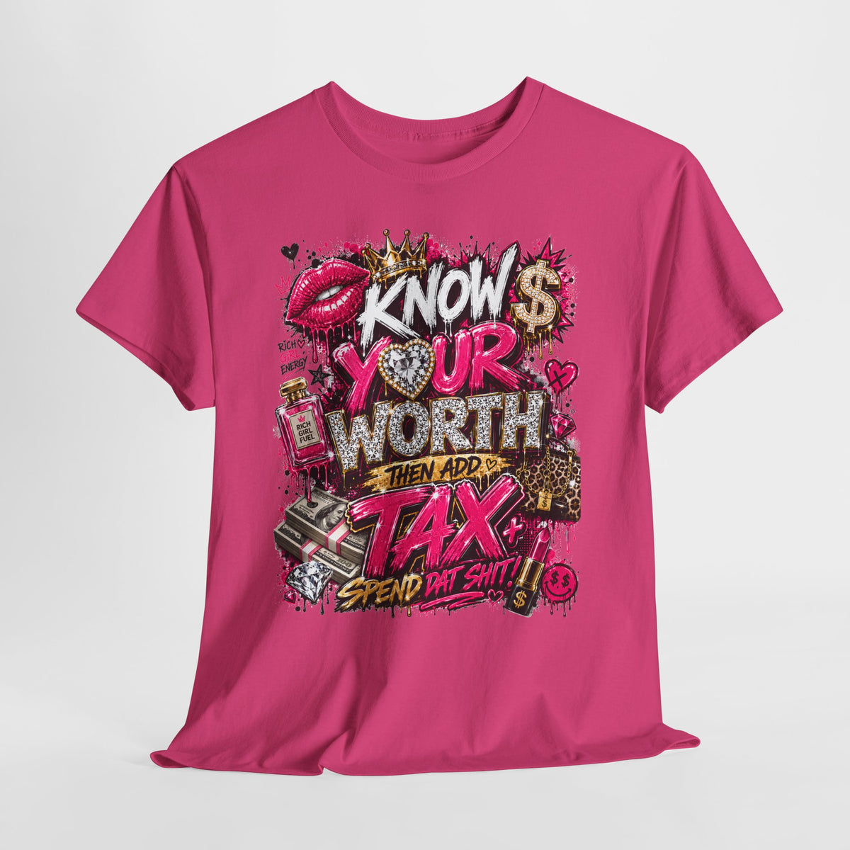 Know Your Worth #1 Unisex Heavy Cotton Tee