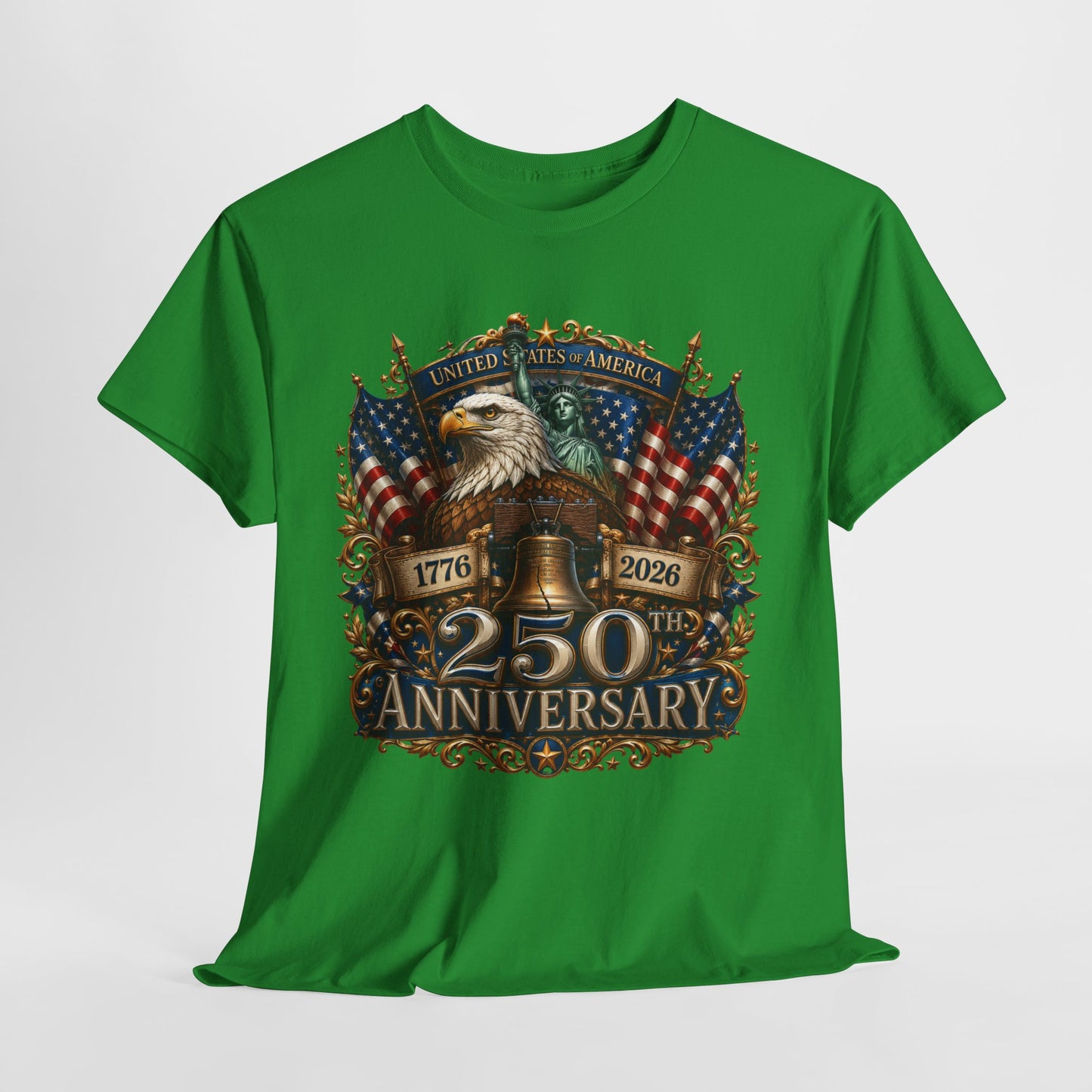 250 Years America #17 Unisex Heavy Cotton Tee - 312tshirts 2