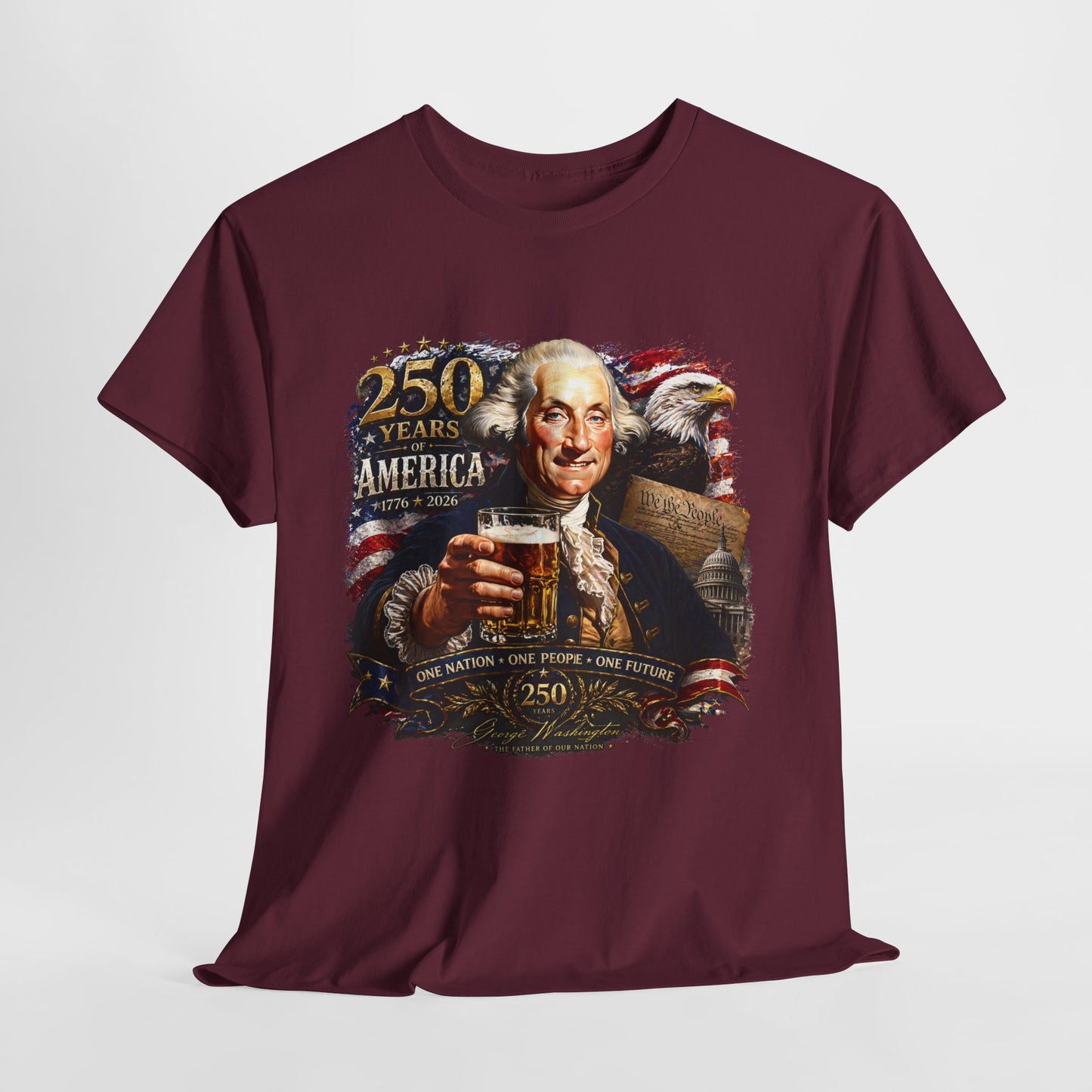 250 Years America #4 Unisex Heavy Cotton Tee