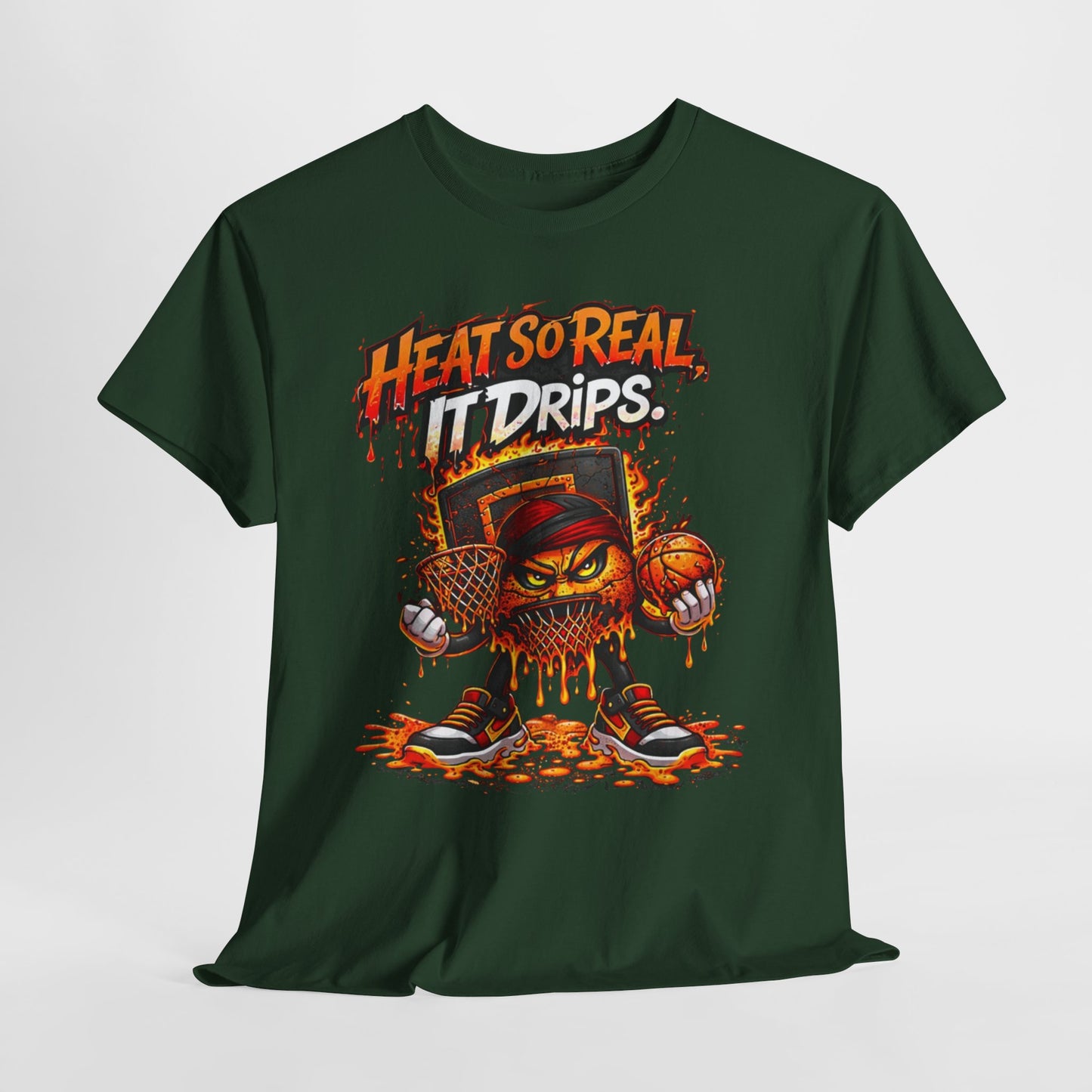 Basketball Drips #1 Unisex Heavy Cotton Tee