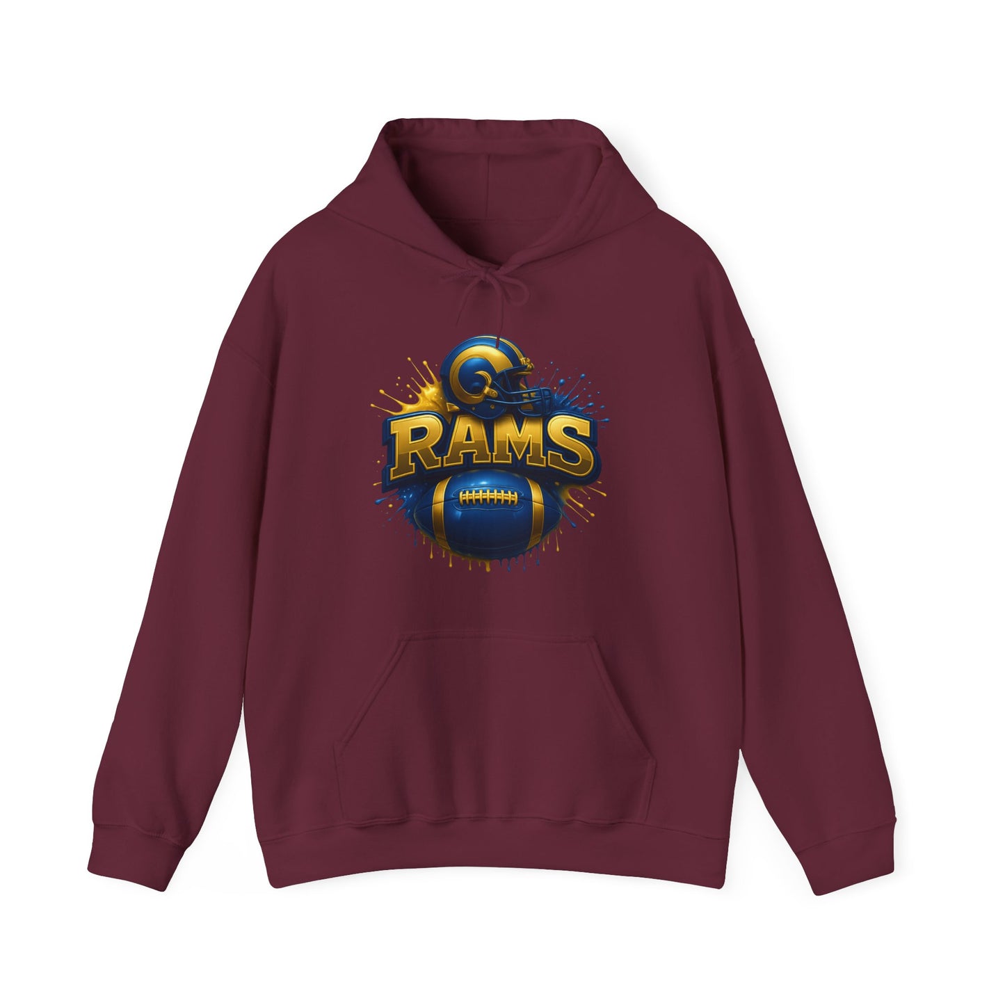 Sports Rams Football Logo #2 Unisex Heavy Sweatshirt Hoodie