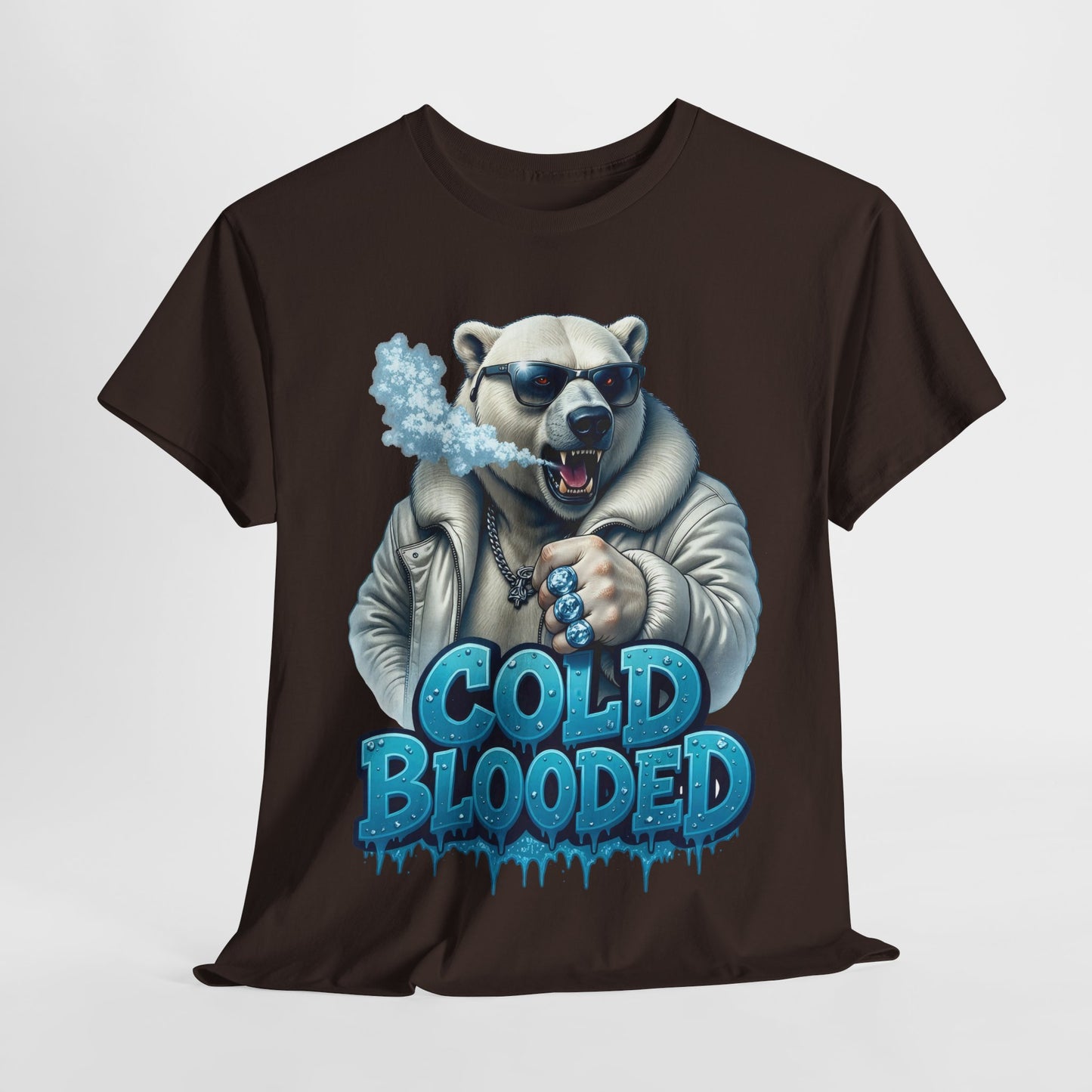 Cold Blooded Polar Bear #1 Unisex Heavy Cotton Tee