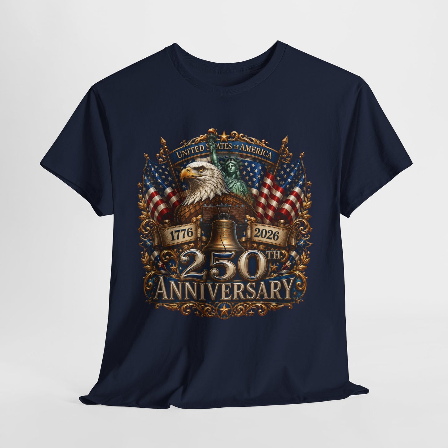 250 Years America #17 Unisex Heavy Cotton Tee - 312tshirts 2