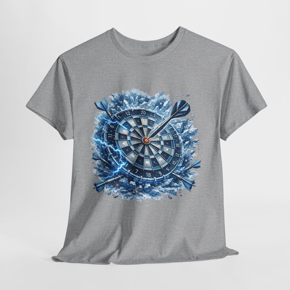 Dartboard Splash T‑Shirt — Bullseye Dart Game Graphic Tee - 312tshirts 2
