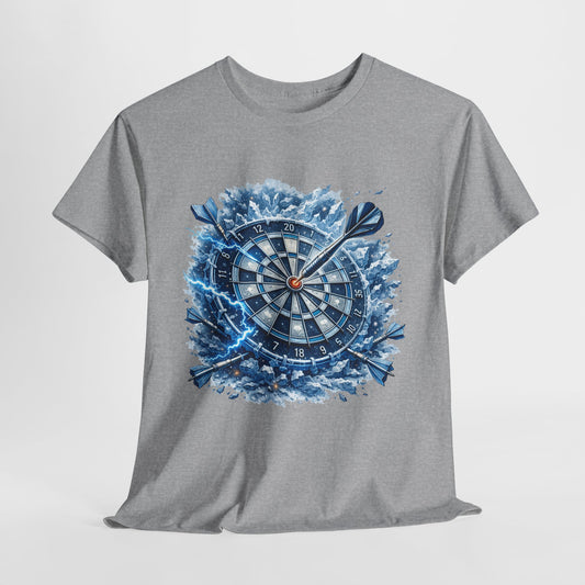 Dartboard Splash T‑Shirt — Bullseye Dart Game Graphic Tee - 312tshirts 2