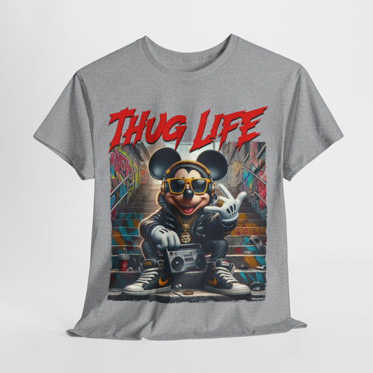 Thug Life #5 Mouse Unisex Heavy Cotton Tee
