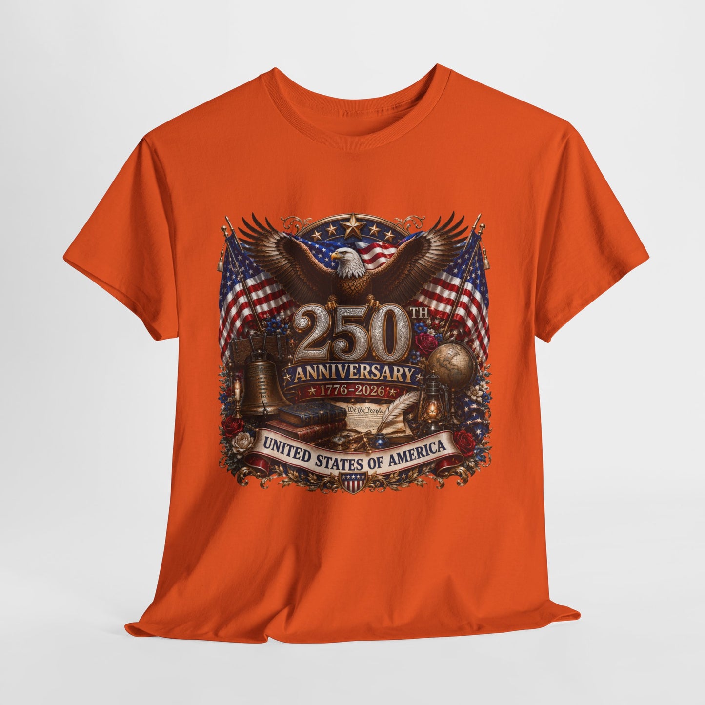 250 Years America #19 Unisex Heavy Cotton Tee - 312tshirts 2