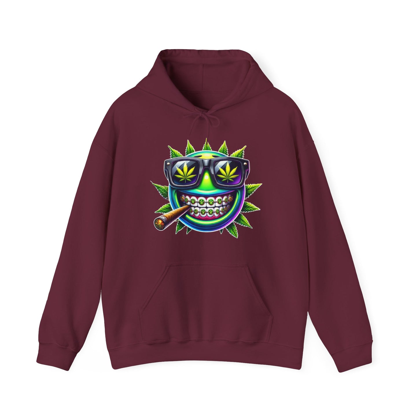 420 Emoji #8 Unisex Heavy Sweatshirt Hoodie