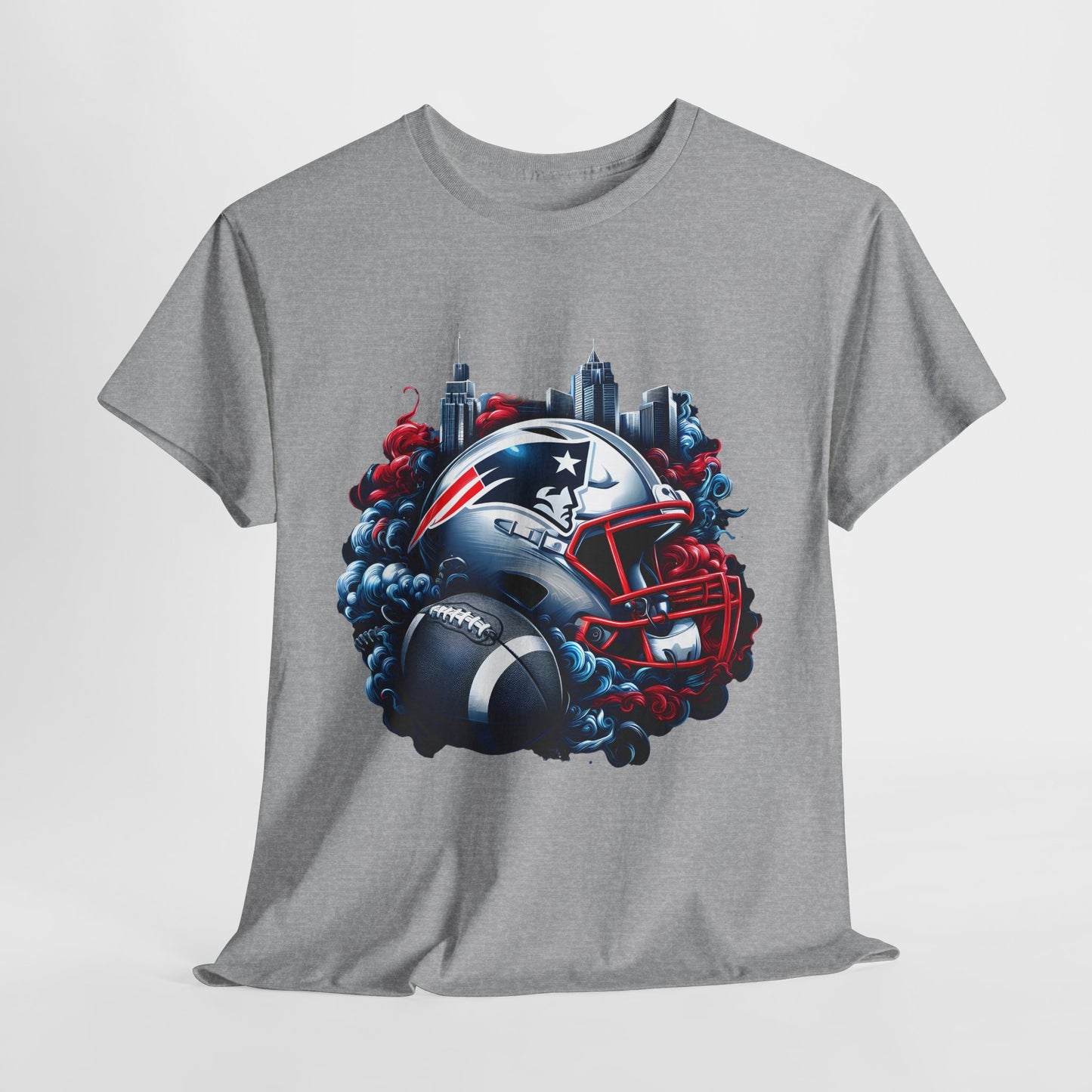 Sports Patriots Football Helmet #1 Unisex Heavy Cotton Tee