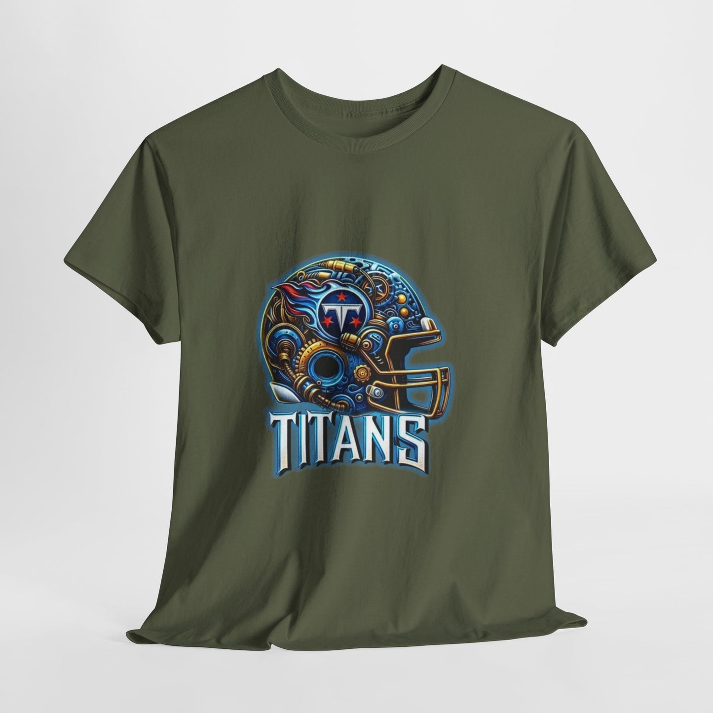 Sports Football Titans Helmet #2 Unisex Heavy Cotton Tee