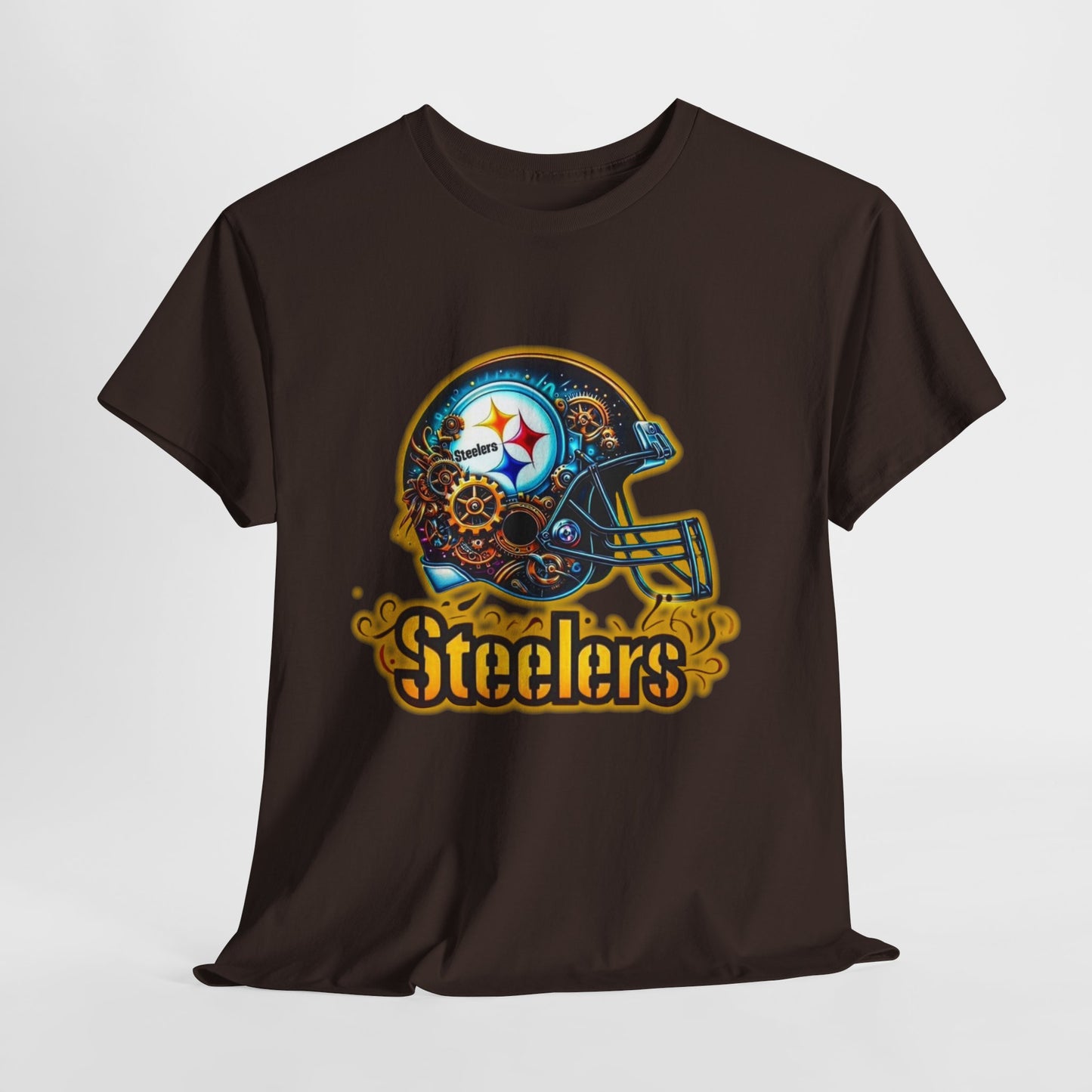 Sports Steelers Football Helmet #2 Unisex Heavy Cotton Tee