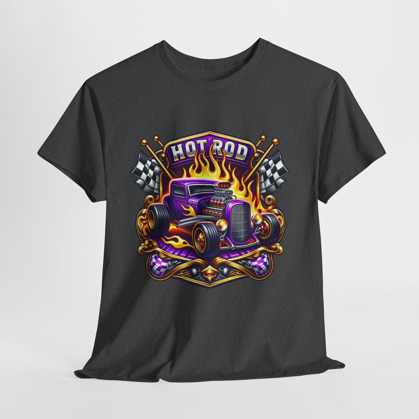 Hot Rod #8 Unisex Heavy Cotton Tee - 312tshirts 2