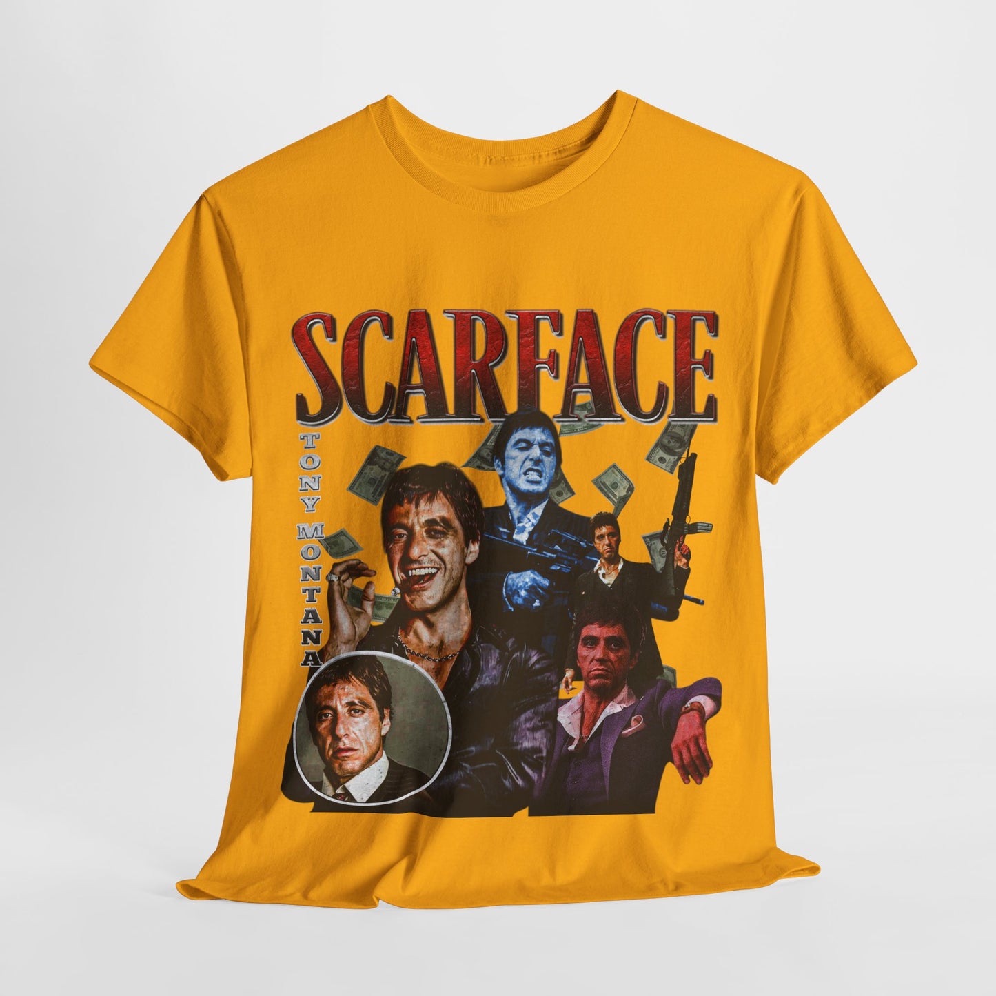 Scarface Tony Montana 1 Unisex Heavy Cotton Tee - 312tshirts 2