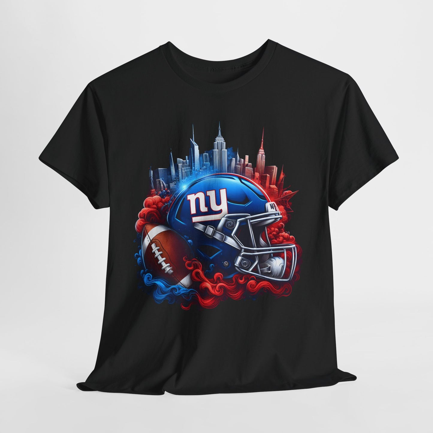 Sports NY Giants Football Helmet #1 Unisex Heavy Cotton Tee