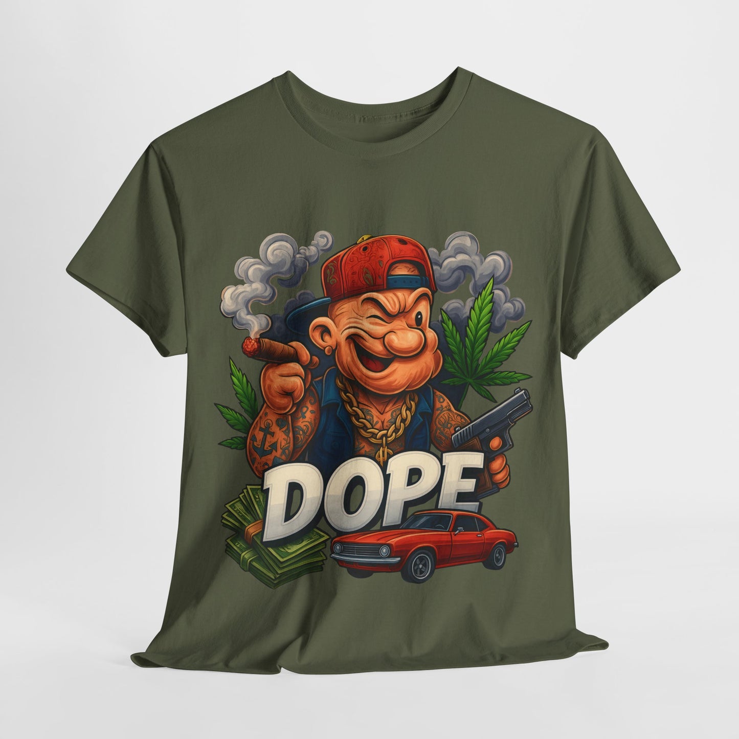 420 Popeye Unisex Heavy Cotton Tee