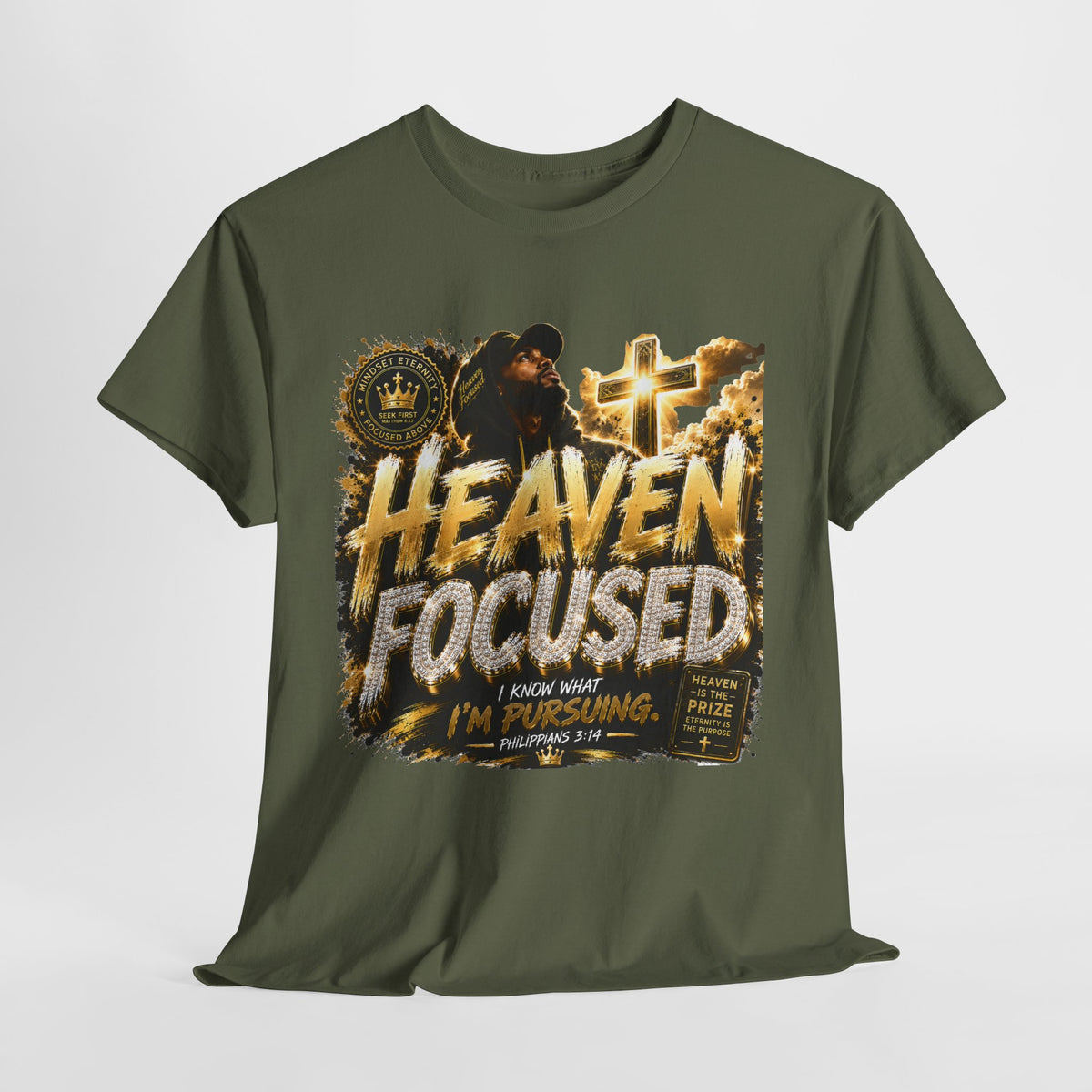 Heaven Focused #1 Unisex Heavy Cotton Tee