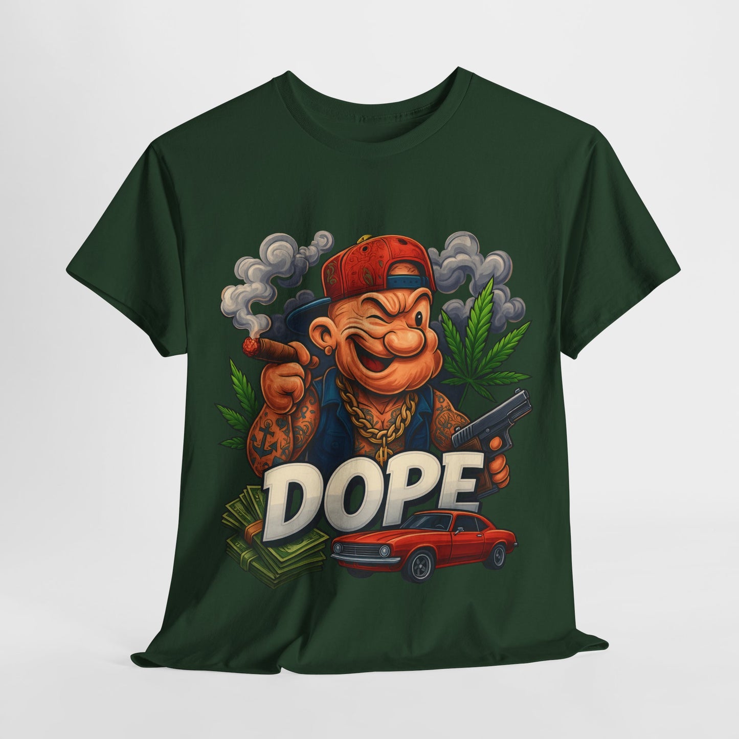 420 Popeye Unisex Heavy Cotton Tee