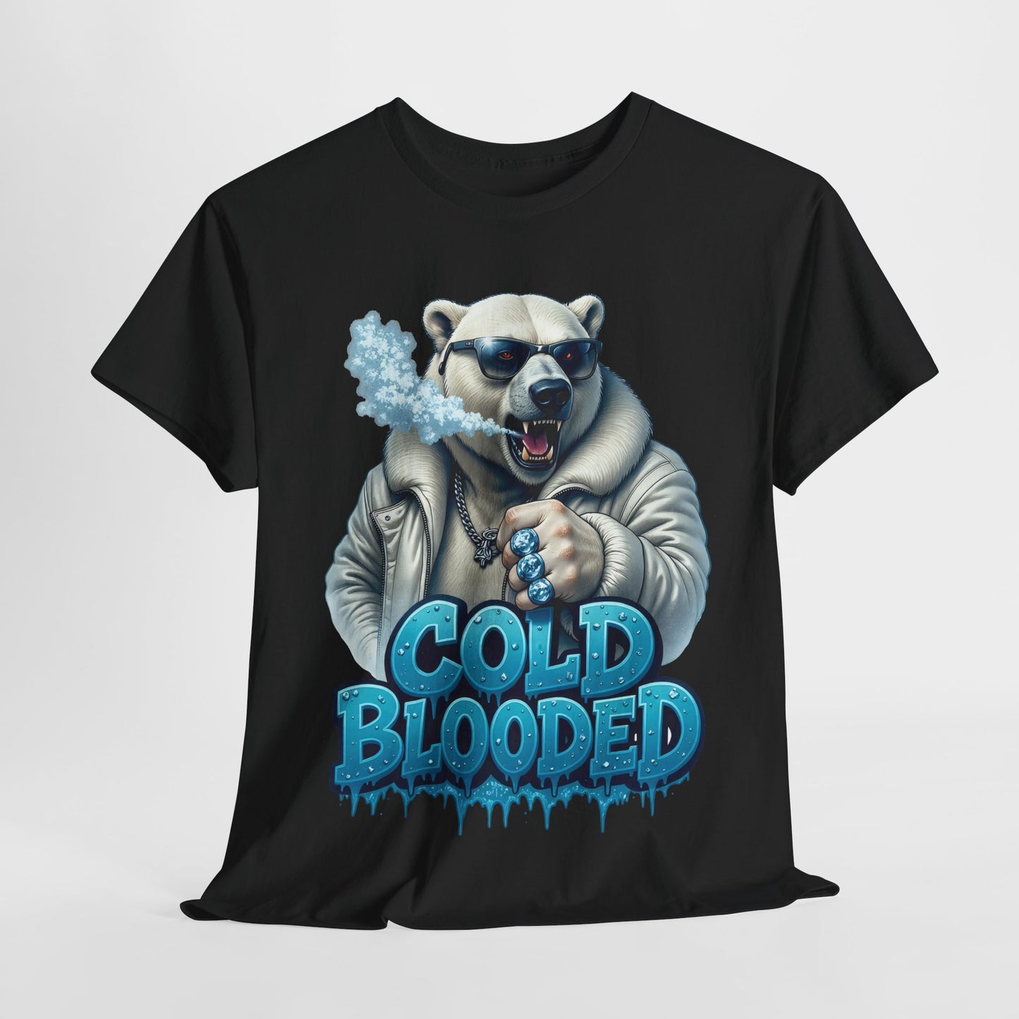 Cold Blooded Polar Bear #1 Unisex Heavy Cotton Tee