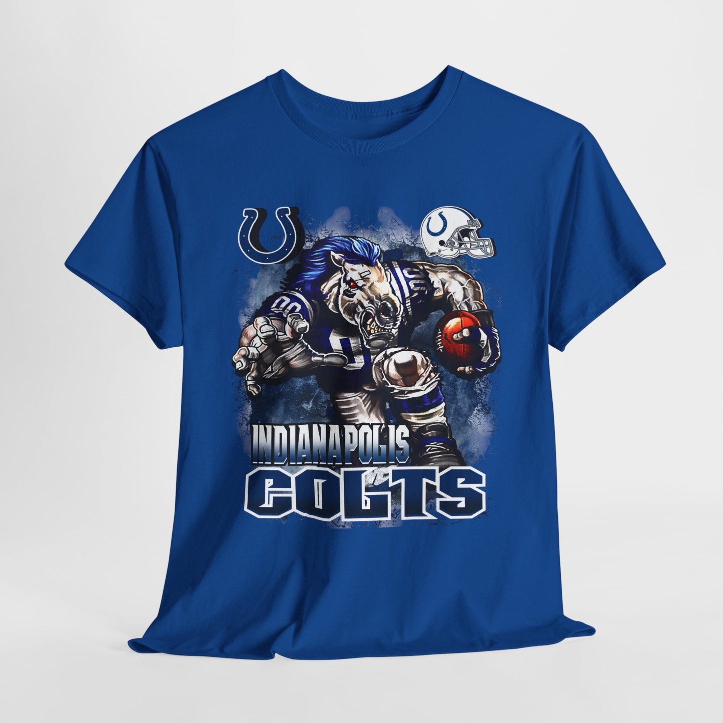 Sports Mascot Indianapolis Colts Unisex Heavy Cotton Tee - 312tshirts 2