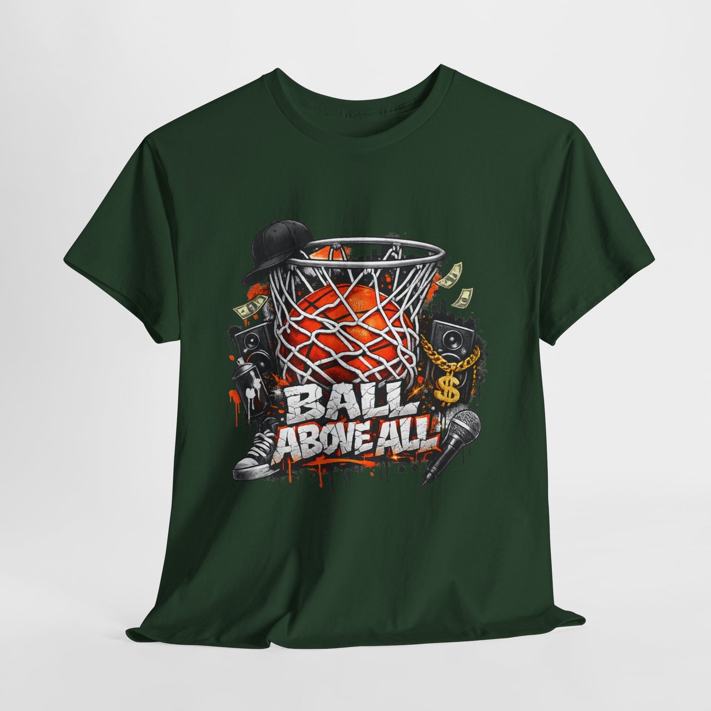 Basketball Drip #2 Unisex Heavy Cotton Tee
