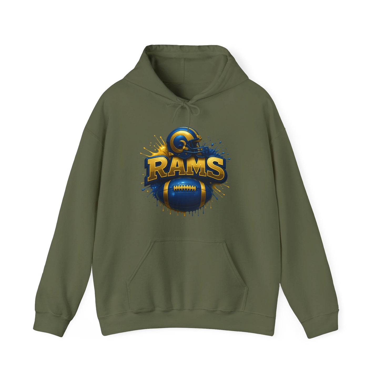 Sports Rams Football Logo #2 Unisex Heavy Sweatshirt Hoodie
