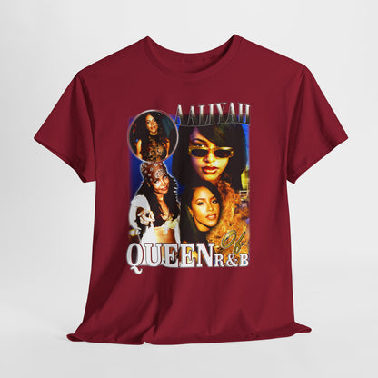 Aaliyah R&B Queen 2 Unisex Heavy Cotton Tee
