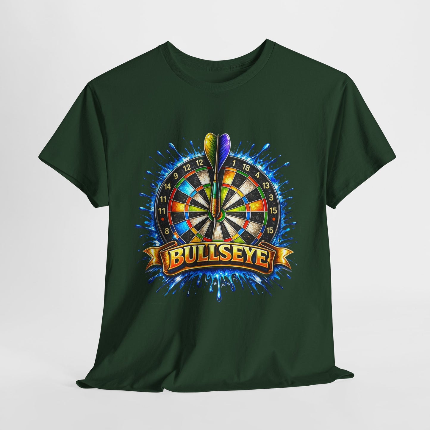 Bullseye Dartboard #1 Unisex Heavy Cotton Tee