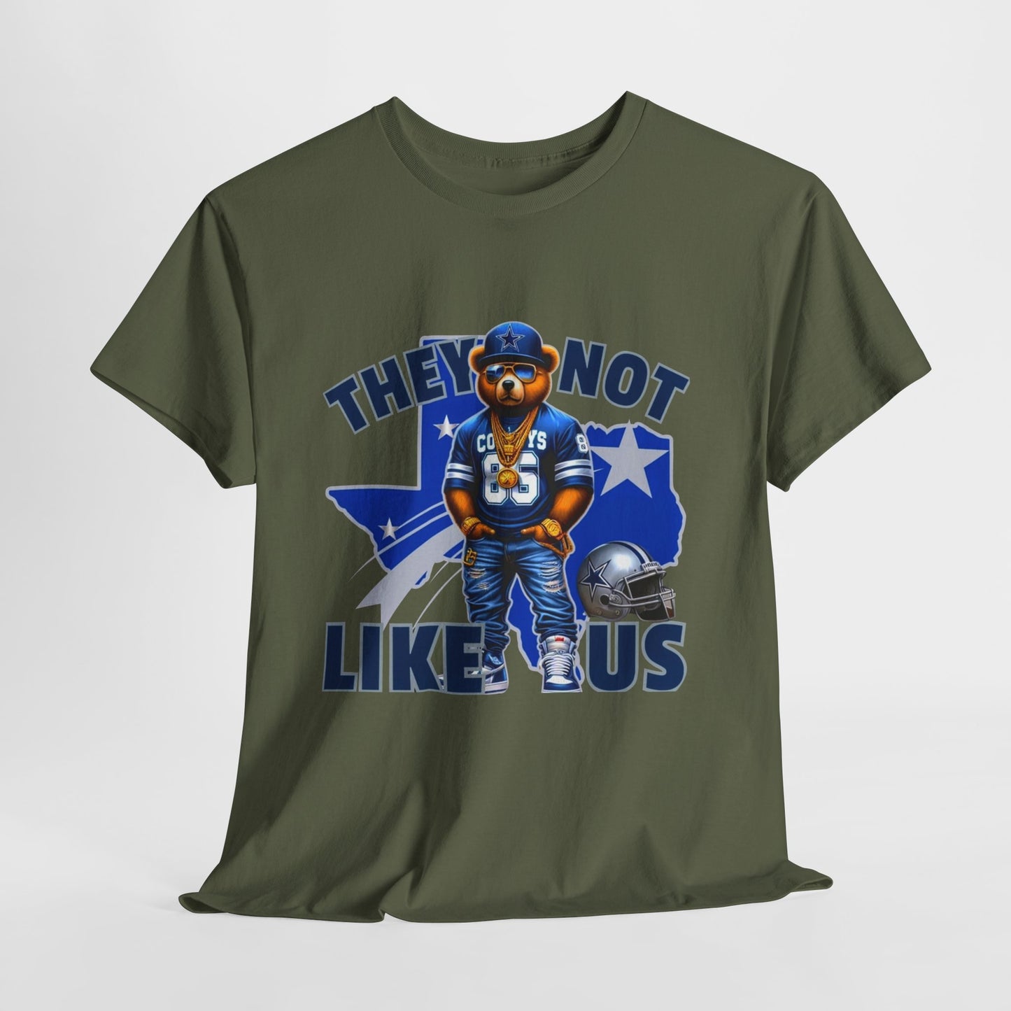Sports Dallas Cowboys "Like Us" Unisex Heavy Cotton Tee