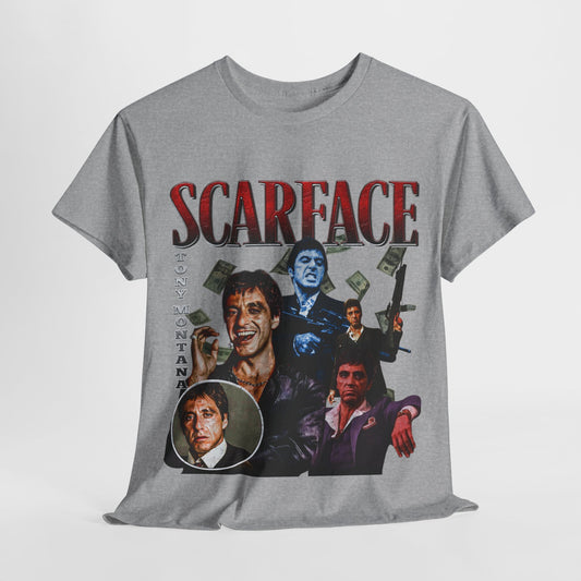 Scarface Tony Montana 1 Unisex Heavy Cotton Tee - 312tshirts 2