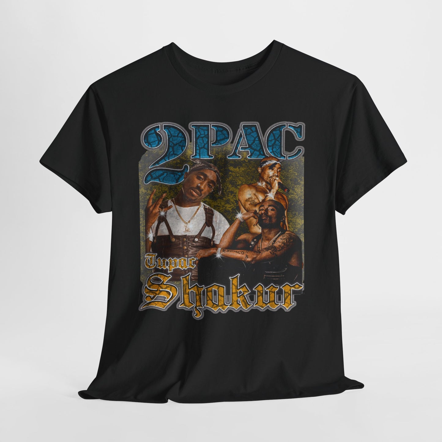 Pac 2 Hip-Hop Unisex Heavy Cotton Tee - 312tshirts 2