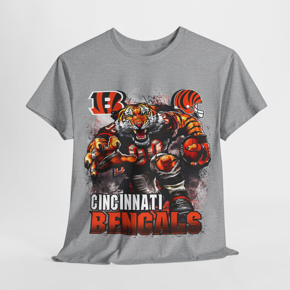 NFL Mascot Cincinnati Unisex Heavy Cotton Tee