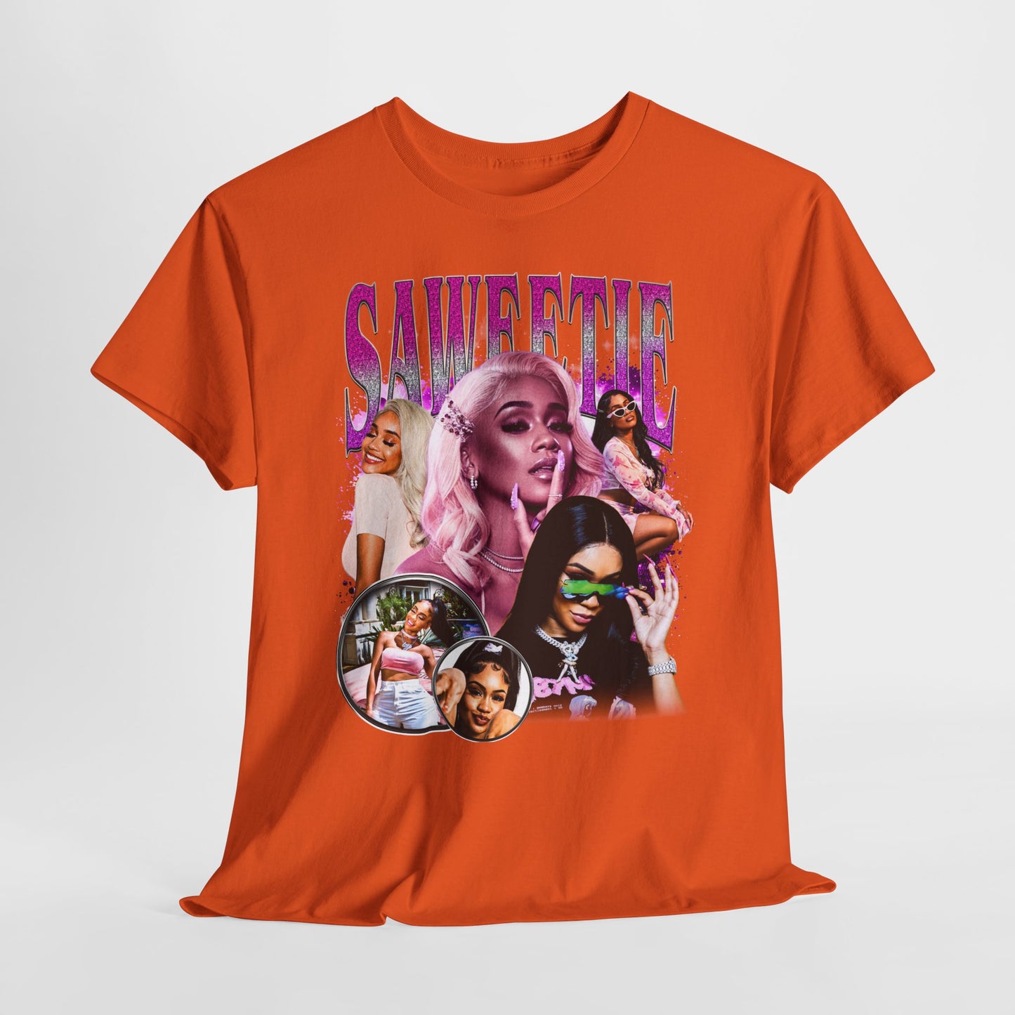 Saweetie 1 Hip-Hop Unisex Heavy Cotton Tee - 312tshirts 2